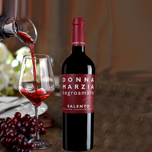 意德意大利直销原装 进口donna marzia玛莎女士干红葡萄酒DOC
