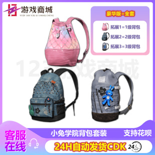 PUBG绝地求生皮肤小兔学院背包套装1级2级3级二三级吃鸡CDK兑换码