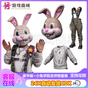 PUBG绝地求生皮肤小兔学院吉祥物套装兔子衣服头套吃鸡CDK兑换码