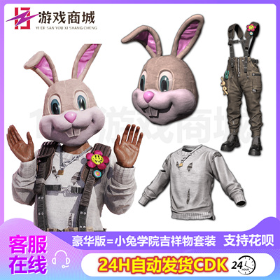 PUBG绝地求生小兔学院吉祥物套装