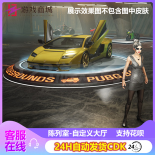 PUBG绝地求生陈列室自定义大厅DIY游戏大厅背景 吃鸡G币CDK兑换码