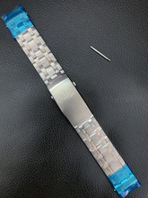 omego欧米茄钢带胶带原装适配新海马300氟橡胶手表带针扣配件20mm