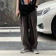 简约长裤 BUTQIU日系ins潮牌宽松直筒阔腿休闲裤 cityboy男女四季