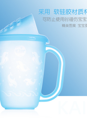 美国kair新款宝宝洗头杯正品婴儿洗澡花洒杯童洗发杯护耳防溅射