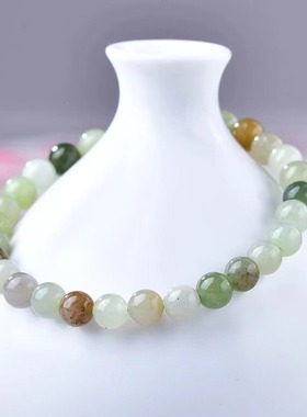 SHAHD晶字塔 和田玉多宝手链单圈手串