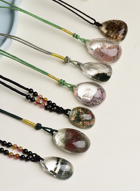 SHAHD男女款绿幽灵聚宝盆吊坠