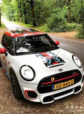 适用宝马MINIR56车贴拉花cooper S F55贴纸 ONE全车改装迷你贴膜