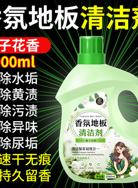 拖地专用清洁液持久留香地板瓷砖清洁剂强力去污去黄抛光清香型%