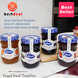 Hero Black Currant Fruit Spread strawberry jam 英雄蓝莓果酱