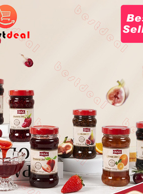 380g*2 OUSA strawberry jam cherry Fruit Spread  欧萨