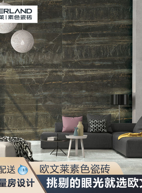 欧文莱素色现代砖客厅卧室阳台地砖900x1800触感五系SJIV918S518