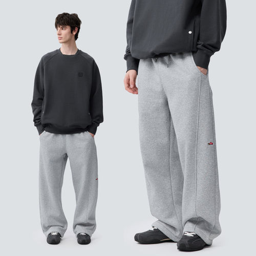 warmtrees树树脆脆乐园内里摇粒绒保暖卫裤加绒长裤男女2025新款