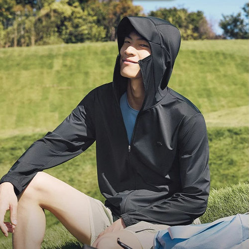 蕉下男士凉感防晒衣常规款AL936户外透气防晒服UPF100+宽松挺括