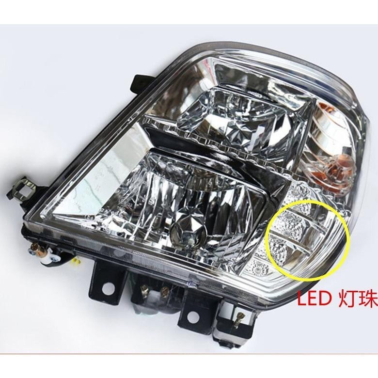 适配福田货车配件时代金刚Q3瑞沃E3原厂LED 电调前照组合大灯总成