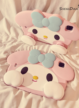 少女可爱美乐蒂360旋转适用苹果iPad11保护壳2025新款iPadAir7/6保护套平板10代Pro11寸软硅胶mini7防弯女款