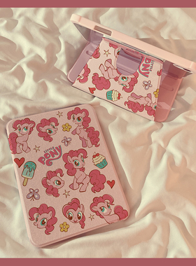 可爱小马宝莉360旋转iPadPro2024保护套新款适用苹果iPadAir6/5保护壳13寸平板11寸10.2/10.9带笔槽mini6女款