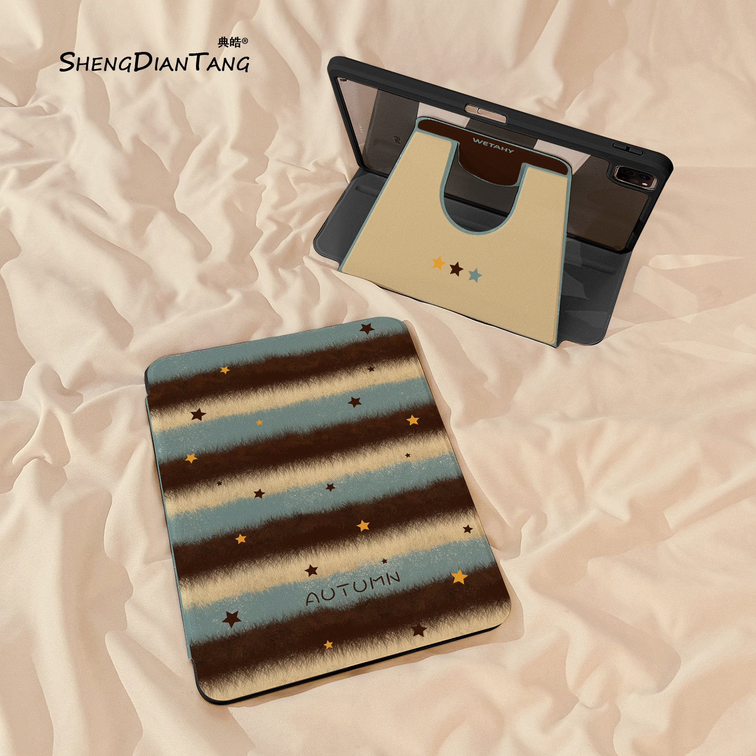 星星粽蓝毛衣适用苹果平板套