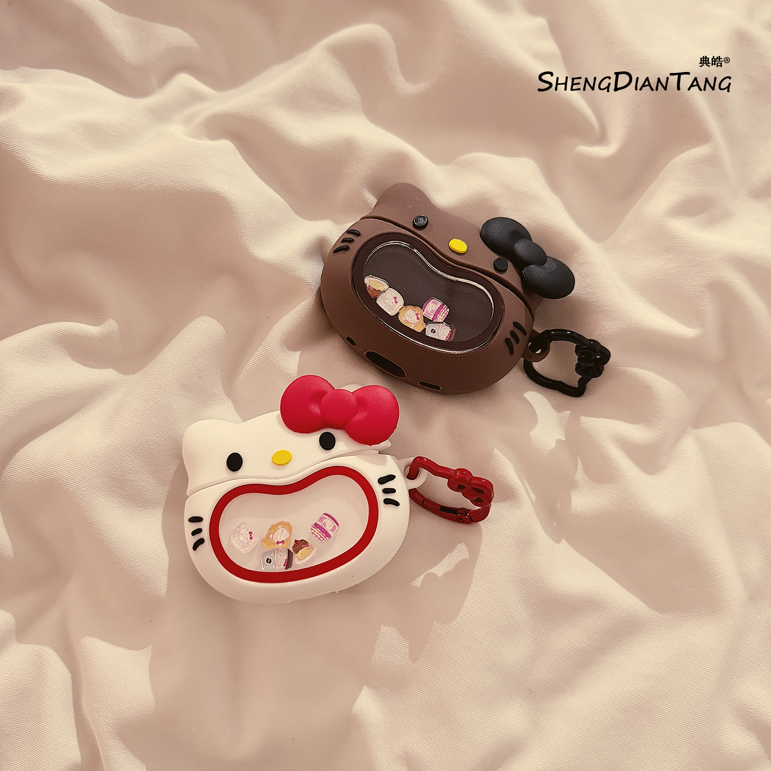 摇摇乐好吃kt猫适用苹果耳机套