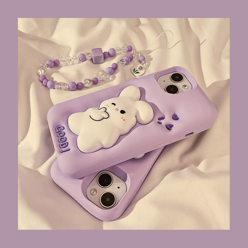 立体硅胶卡通膨胀兔子适用iphone14ProMax苹果13手机壳14新款14pro可爱11创意12高级女款13promax链条保护套,3C数码配件,手机保护套/壳,淘宝优惠券,粉丝福利购,淘宝优惠卷