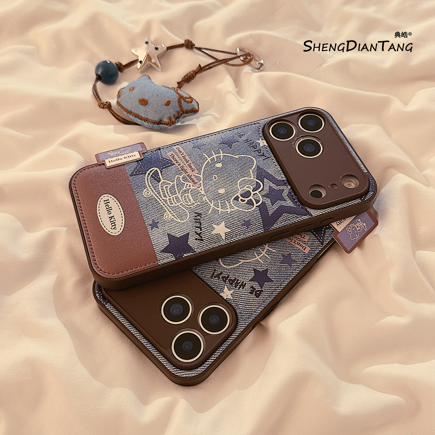 星星滑板KT猫适用苹果17手机壳