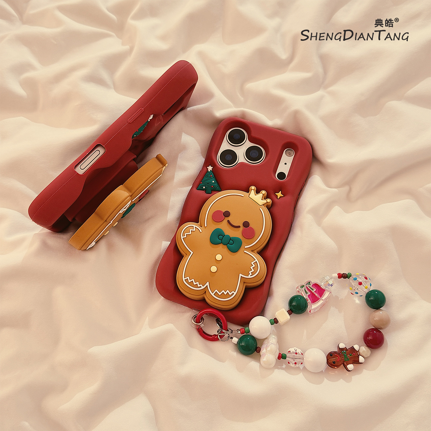 圣诞树姜饼人适用苹果17手机壳