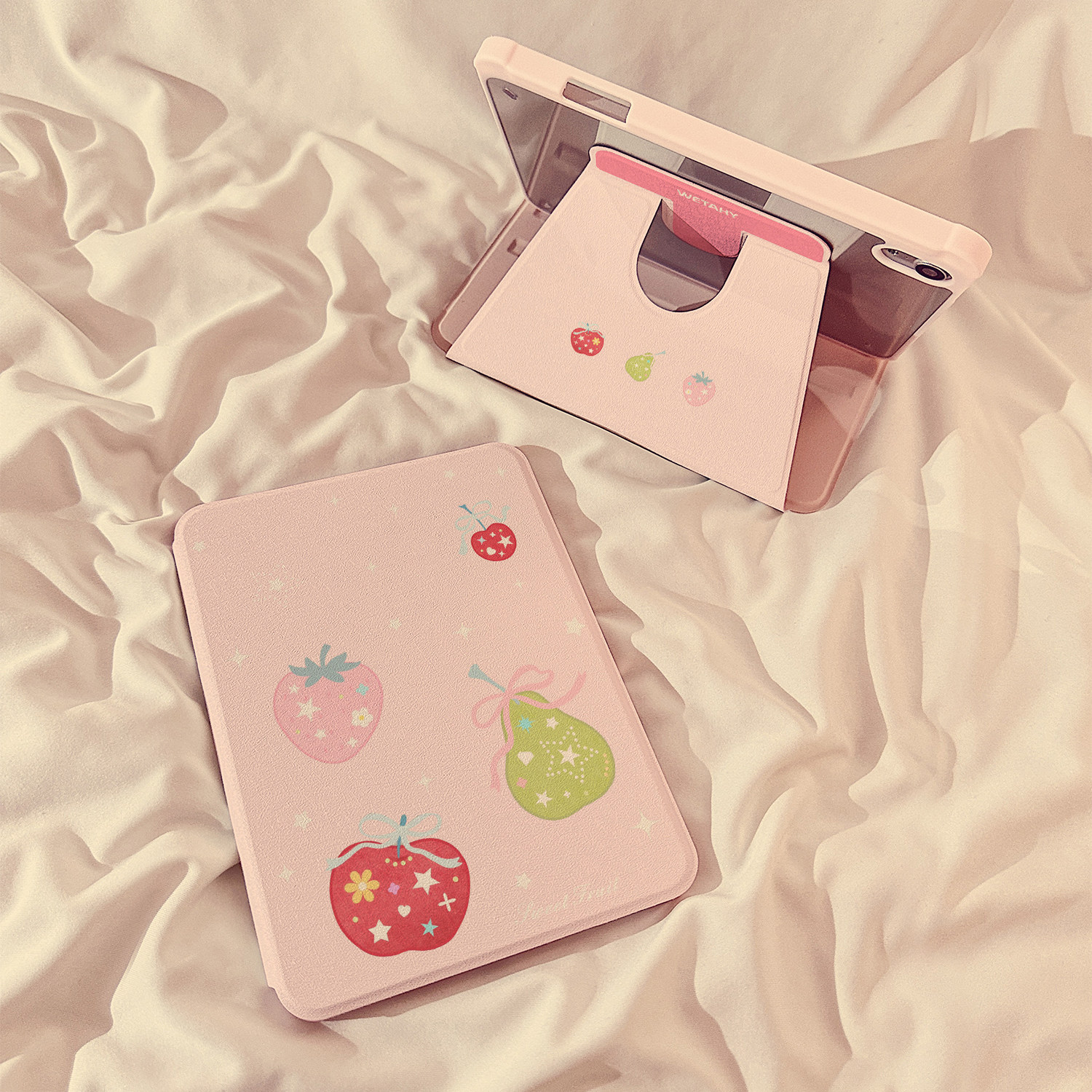 星星蝴蝶结水果360旋转iPadAir7/6保护套2025新款适用苹果iPad11保护壳平板10代Pro11寸Air5带笔槽mini7女款