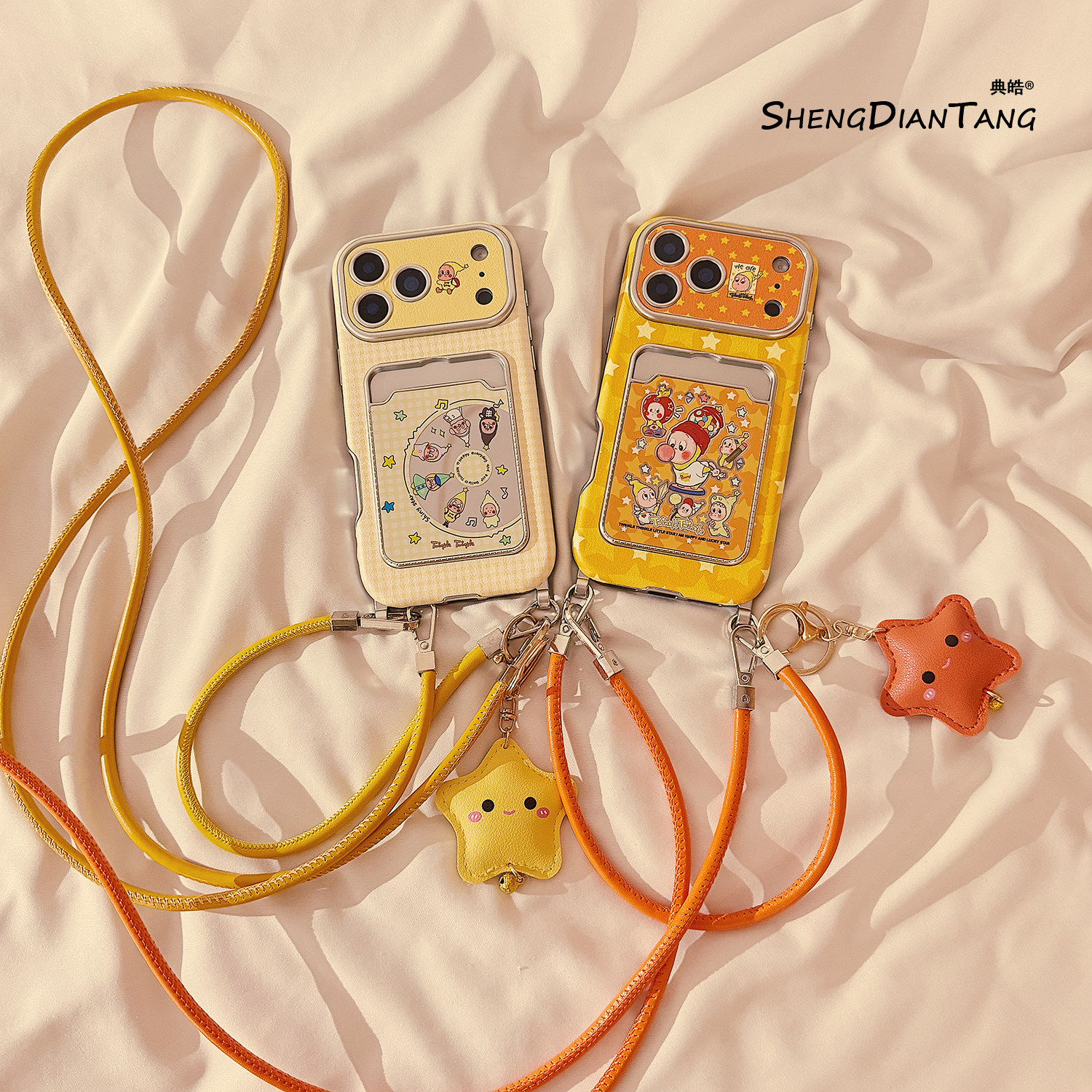 星星公仔CD卡包适用苹果17手机壳