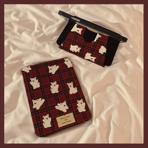 可爱西高地狗狗适用苹果平板套