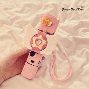 ins美少女魔法棒适用大疆pocket3保护壳挂绳可爱机身硅胶套显示屏云台镜头保护盖相机手柄保护套配件2025新款