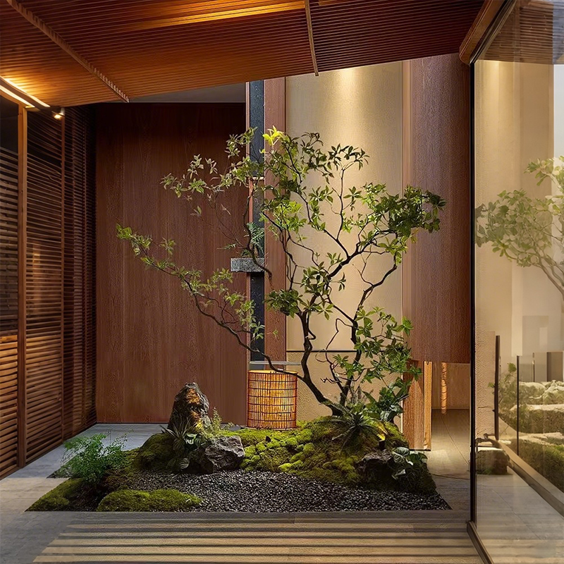 精品仿真马醉木造景室内外植物造景组合套装景观绿植橱窗装饰