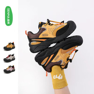 品牌男童运动鞋2025新款秋季学生耐脏丑萌女孩鞋子小学生户外鞋子