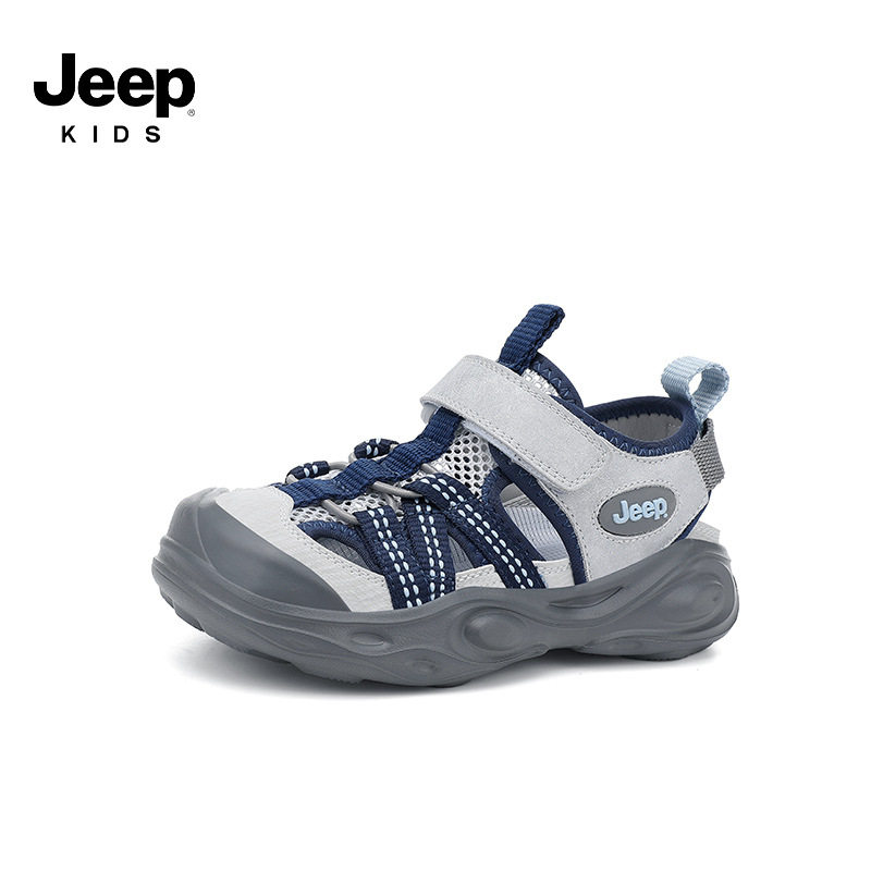 jee/p男童凉鞋6-12岁包头凉鞋女童3-6岁凉鞋户外旅游休闲凉鞋中童