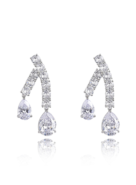 【周笔畅同款】GLITTER STELLA新品明星同款时尚轻奢纯净冰心耳坠