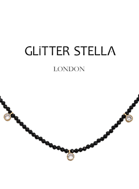 GLITTER STELLA RM系列 黑晶碎星清冷感项链