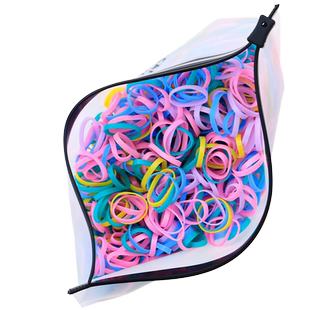 儿童一次性皮筋橡皮圈宝宝发圈扎头发头绳女童不伤发胶圈皮套彩色