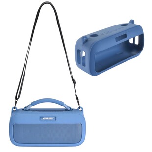 适用Bose SoundLink Max无线蓝牙音响专用硅胶保护套保护包配肩带户外登山徒步露营便携保护套