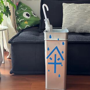 【雨伞收纳神器】diy雨伞收纳桶放置架子家用入户门装伞不锈钢桶