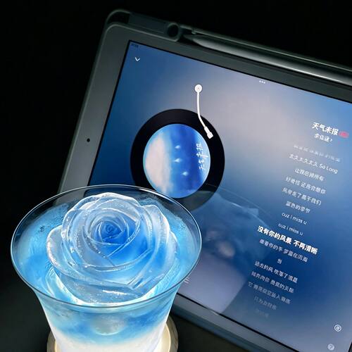 玫瑰花冰块模具家用食品