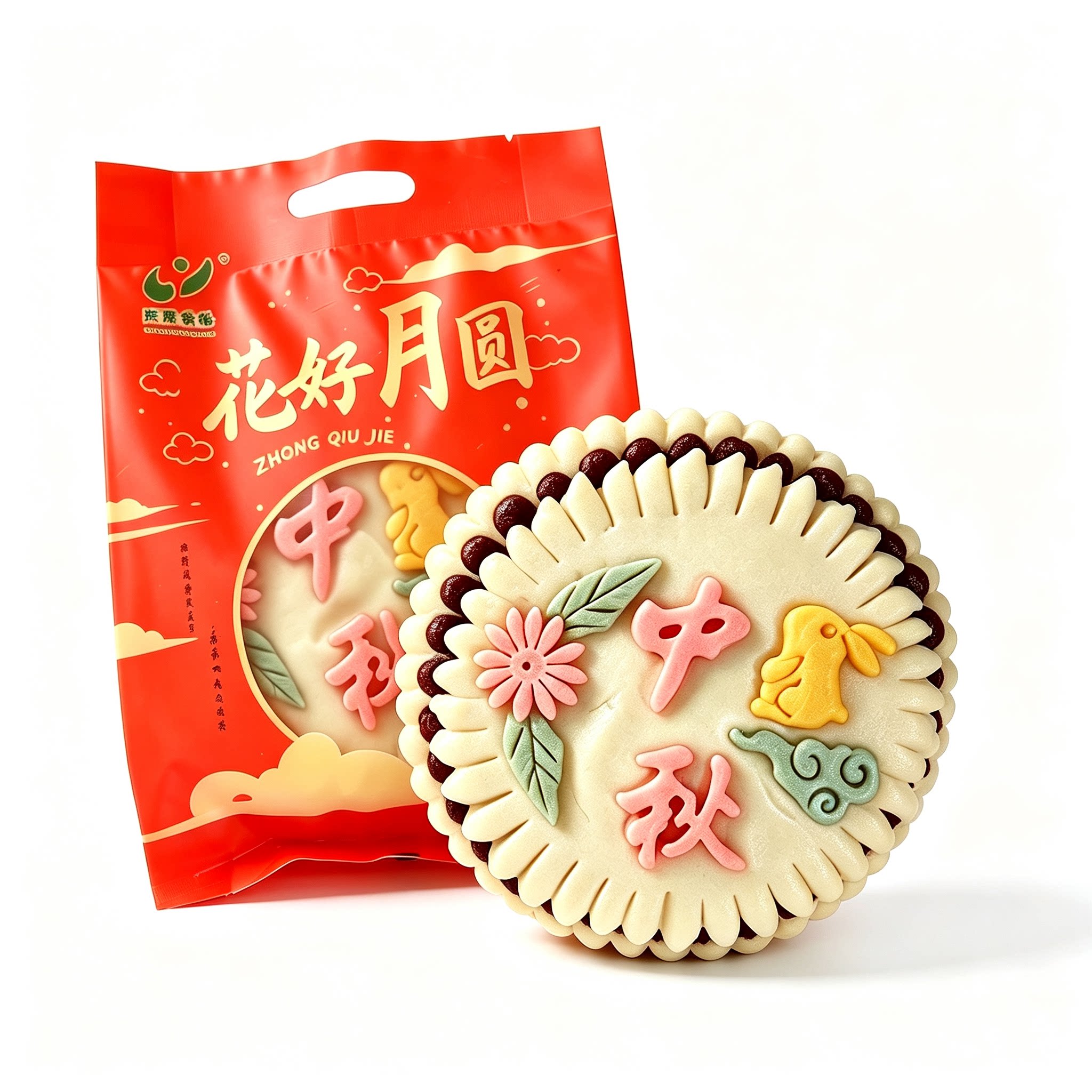 花饽饽中秋面食月潍县特色