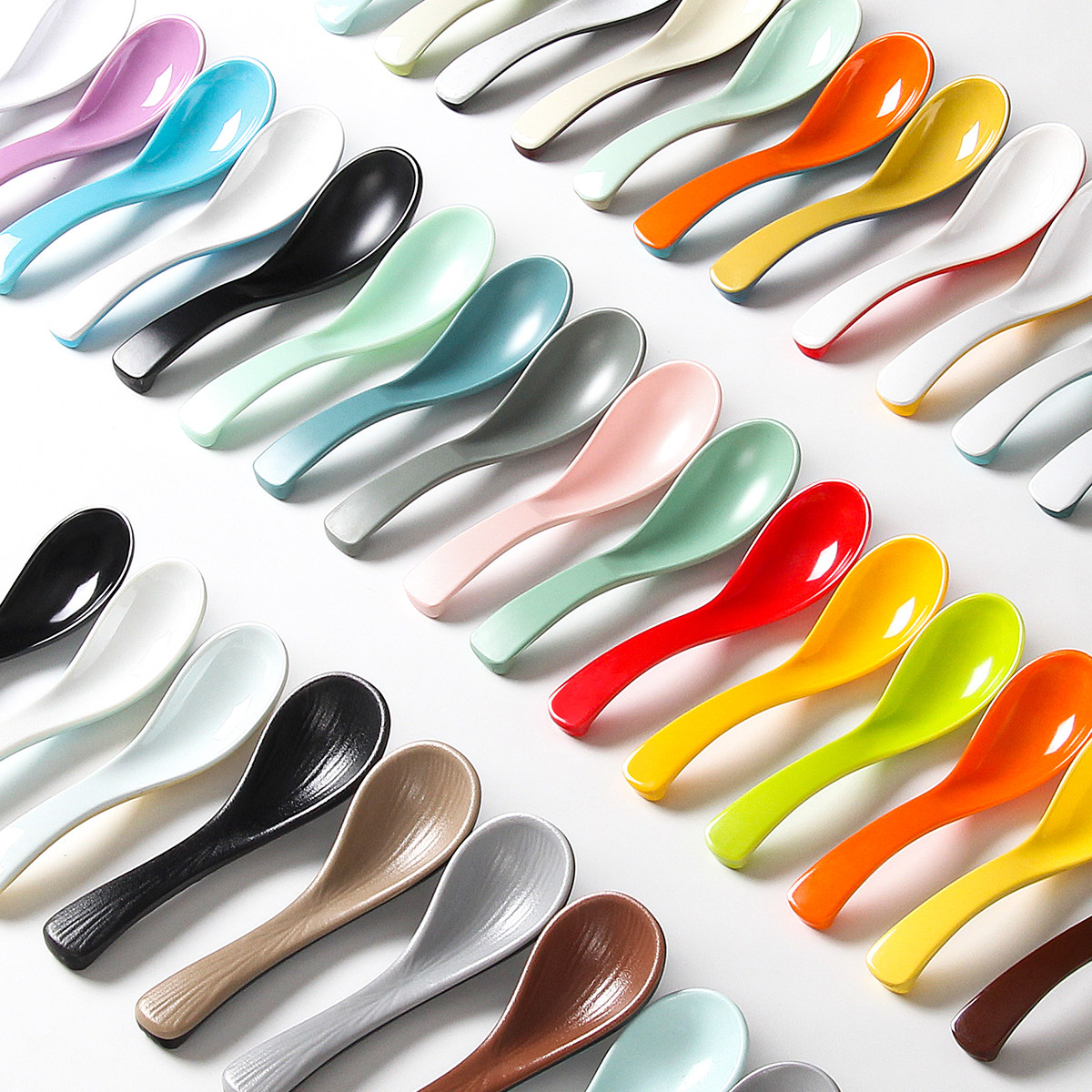 【10个装】祥源美密胺餐具勺子火锅店拉面勺调羹勺汤匙麻辣烫汤勺,餐饮具,调羹/饭勺,淘宝优惠券,粉丝福利购,淘宝优惠卷