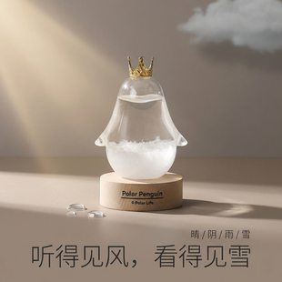 天气预报风暴瓶生日礼物桌面小摆件开业送女朋友男生520情人节