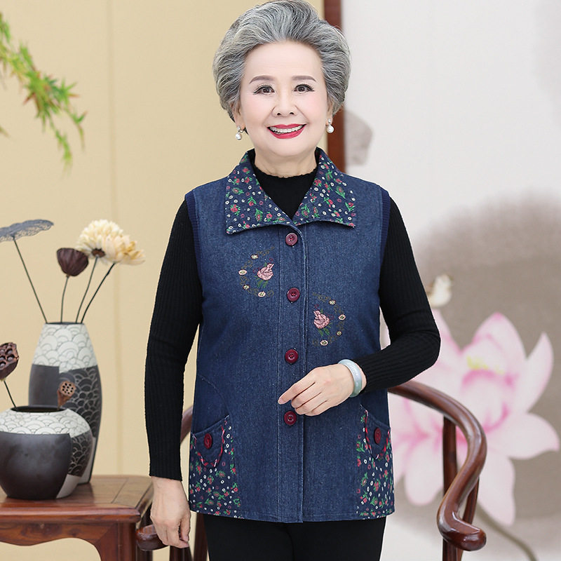 马甲女春装牛仔背心秋坎