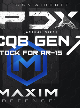 【Maxim CQB GEN7】PDX SCW PDW SSN SLR 金属 伸缩后托精击 AR15