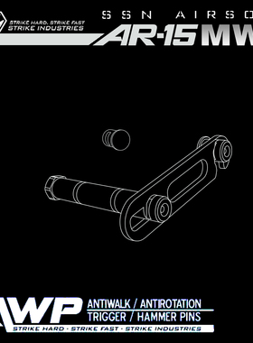 【SI PIN锁 mws】ssn jmt ar15 m4 金属 升级配件 中身锁 姐妹团