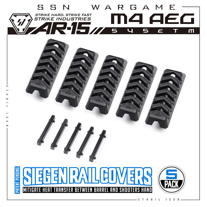 【SI mlok 轨道盖板带理线功能】 ssn ar15 ldt 精镁 hk416 短剑