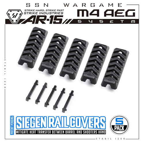 【SI mlok 轨道盖板带理线功能】 ssn ar15 ldt 精镁 hk416 短剑