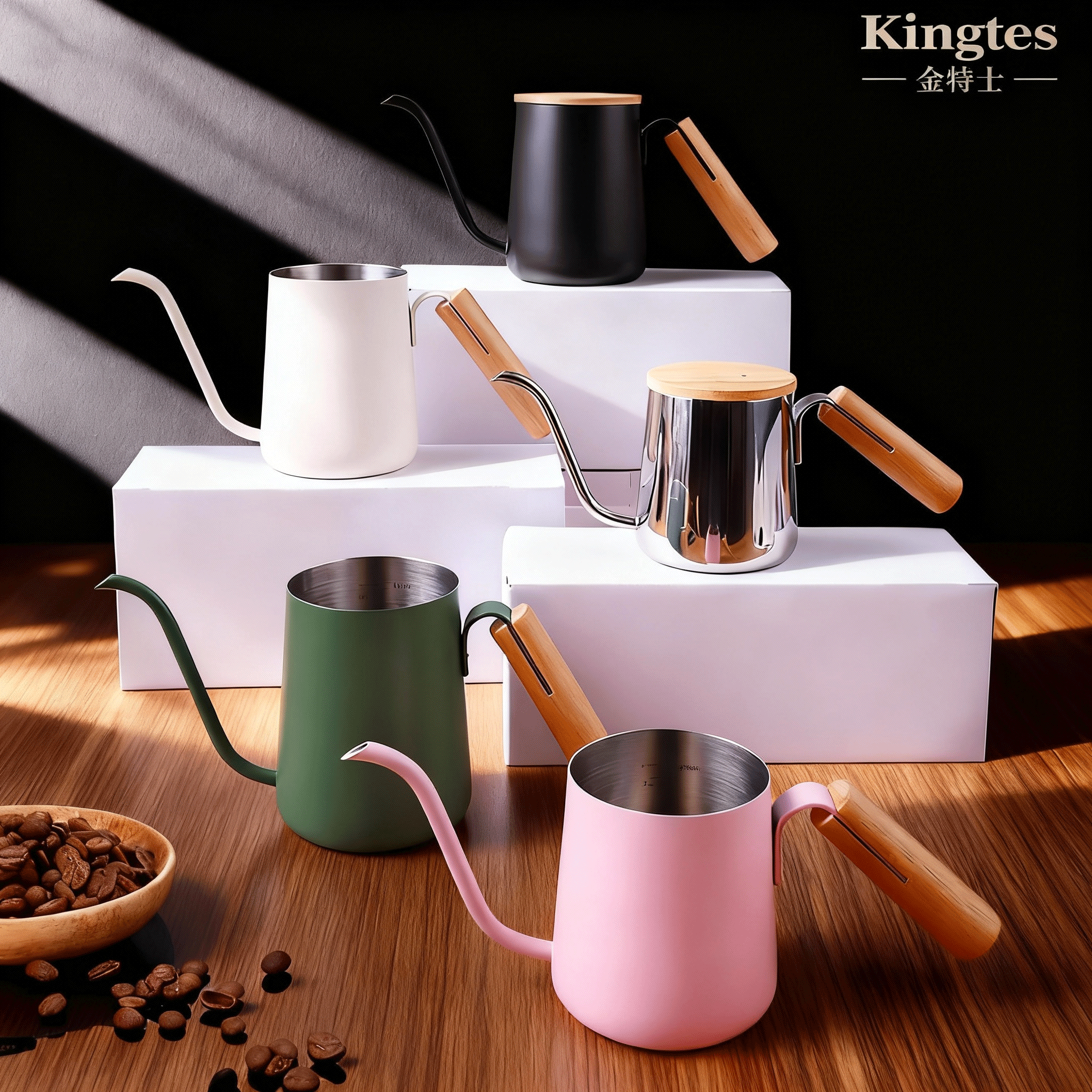 手冲壶长嘴壶咖啡壶304不锈钢