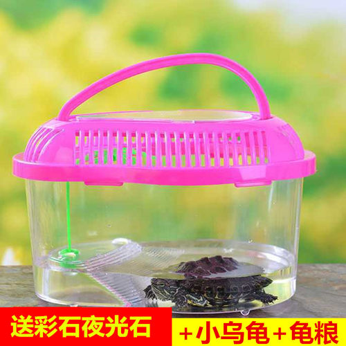 乌龟缸带晒台别墅造景盆家用生态造景饲养箱用品小型家用养龟专用 - 封面
