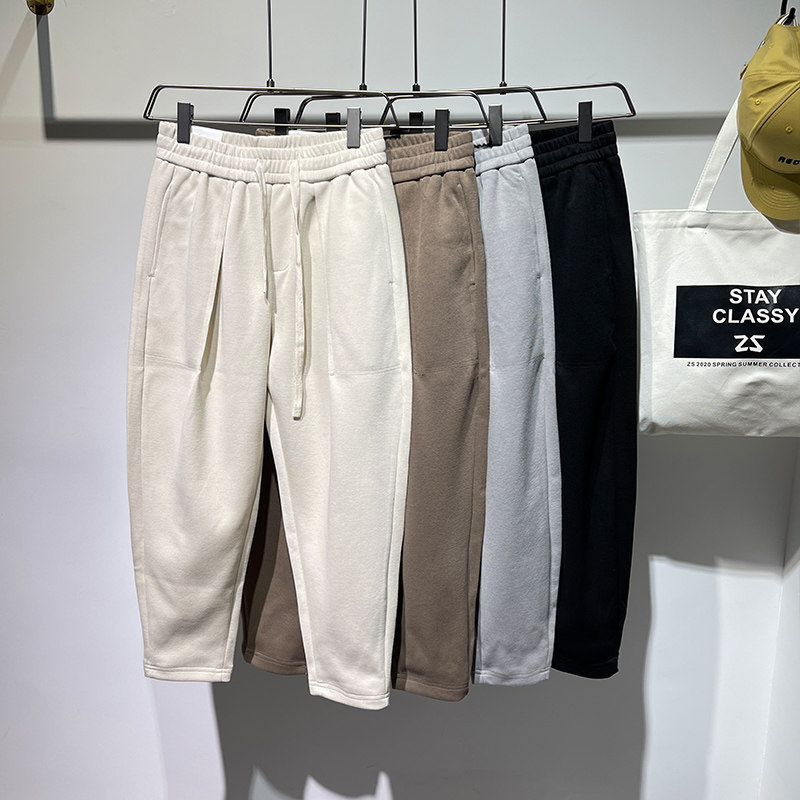 直播高街品休闲潮裤宽松百搭男士潮裤有加绒2191P75,男装卫衣,电商B332-1