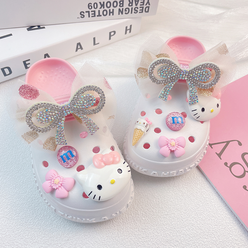 网红爆款儿童夏季拖鞋洞洞鞋卡通